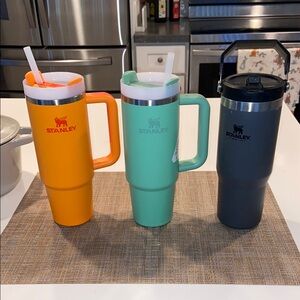 Stanley Insulated Travel Mug Set - Orange, Green, Black